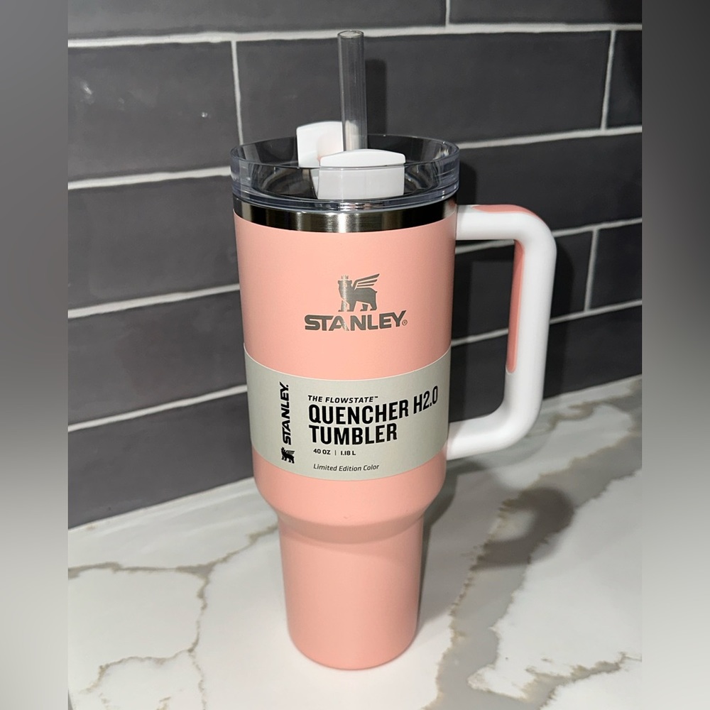 🍑TARGET x STANLEY -PEACH 40oz Stainless Steel H2.0 FlowState Quencher Tumbler🍑 - Picture 13 of 15